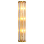 Eichholtz Wall Lamp Amalfi to your home décor. It features a cylindrical formation of glass rods with a double