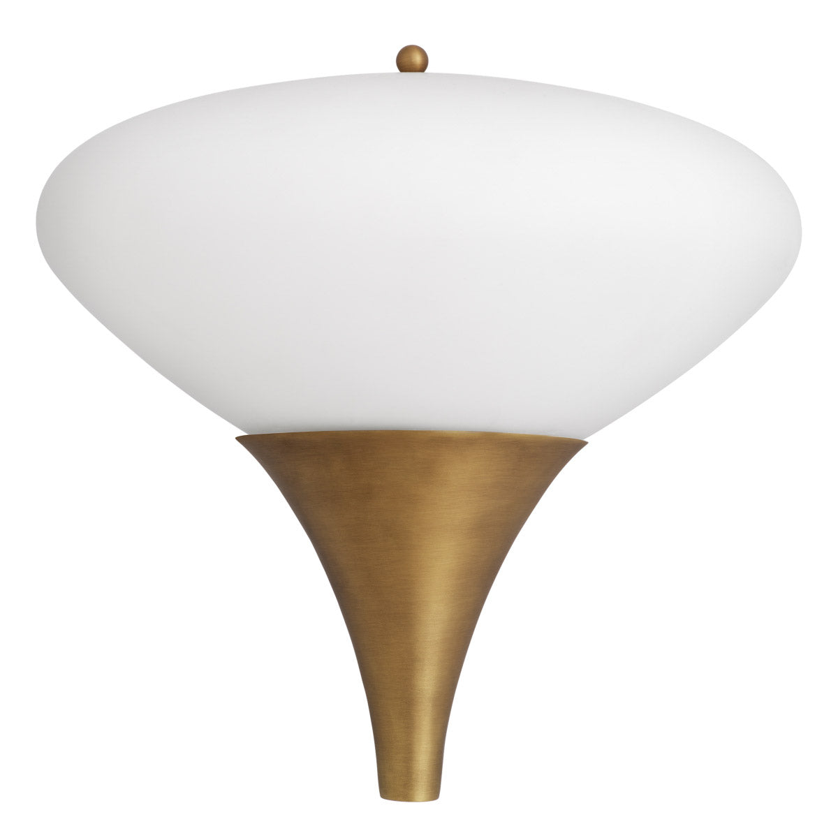 Eichholtz Wall Lamp Duco shines a light in your space. Provided with an antique brass finish, the fixture features