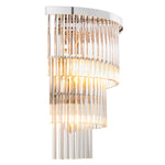 Eichholtz Wall Lamp East vintage replica wall lamp with nickel finish evokes the dynamism and excitement of the roaring