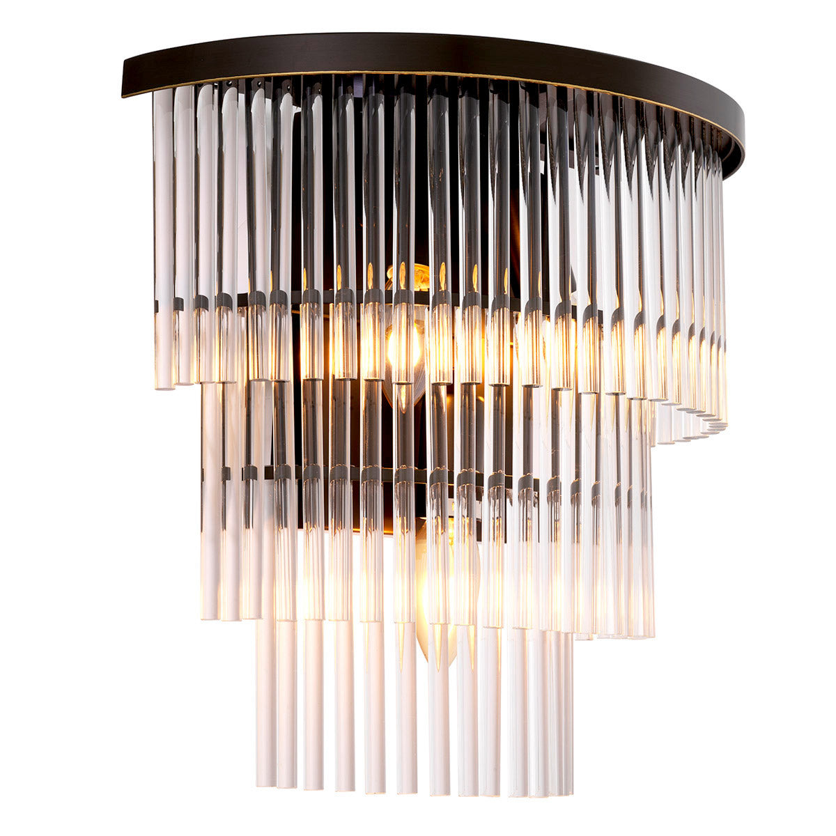 Eichholtz Wall Lamp East Channel glamorous Art Deco style into your home with the East Wall Lamp. This stunning