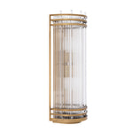 Eichholtz Wall Lamp Gulf L tubular design. Featuring a mix of vertical and horizontal lines, this elegant wall lamp will