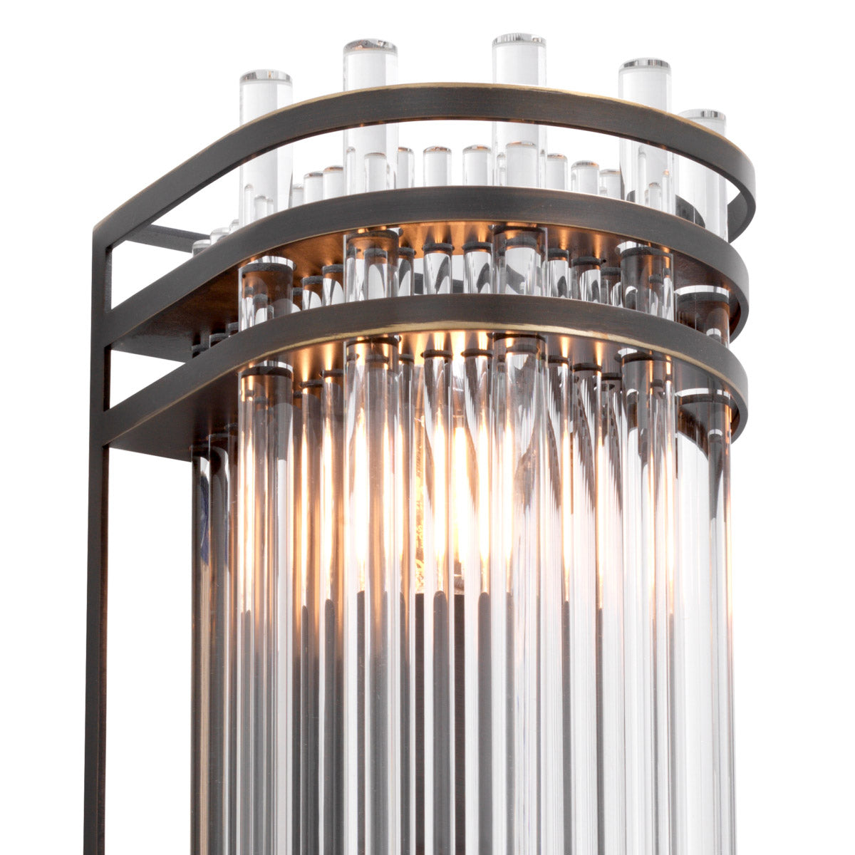 Eichholtz Wall Lamp Gulf S by clear glass rods. Wall Lamp Gulf S Crafted by Eichholtz this wall lamp pairs