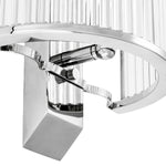 Eichholtz Wall Lamp Oakley a nickel finish and clear glass rods. Wall Lamp Oakley Crafted by Eichholtz this wall