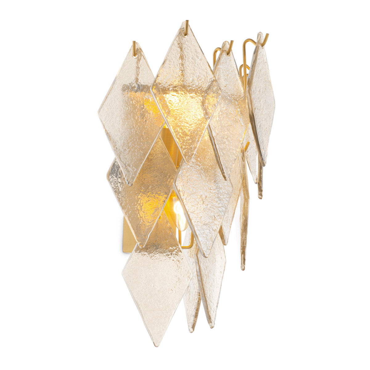 Eichholtz Wall Lamp Rhombus by Eichholtz this wall lamp pairs refined design with elevated materials for a statement in