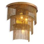 Eichholtz Wall Lamp Tissot thin chains remind one of fringe flapper dresses from the 1920s. Provided with an antique