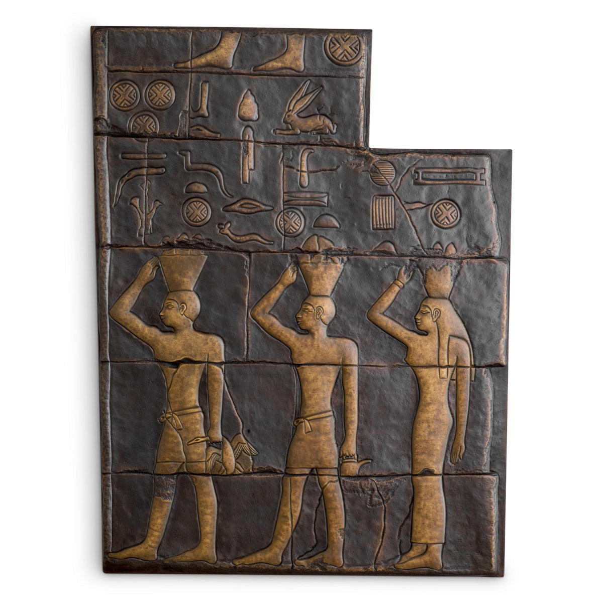Eichholtz Wall Object Akhtihotep The "Wall Sculpture Akhihotep" is not only a captivating design but also a great addition