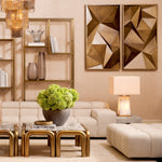 Eichholtz Wall Object Bravura This versatile piece creates a stunning focal point, adaptable in both horizontal and vertical orientations.