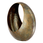 Eichholtz Wine Cooler Leung brass finish, the unique circular form of the wine cooler emanates timeless elegance and sophistication.