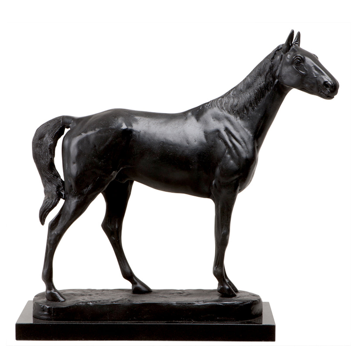 Eichholtz Horse Rodondo The Rodondo Horse is crafted from aluminium and features a rectangular base. This beautiful sculpture
