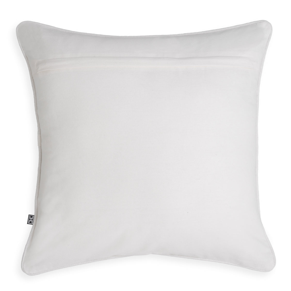 Eichholtz Cushion Sabrosa accessory features a timeless beige and white color palette, seamlessly blending with any interior design.