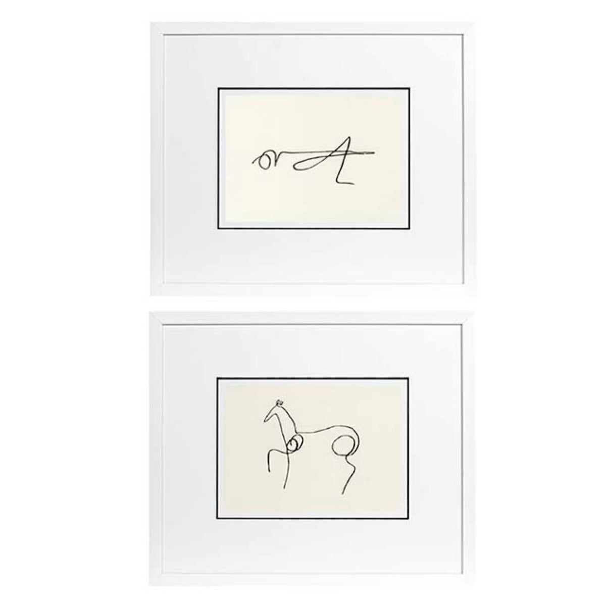 Grasshopper and Horse Prints (2) Picasso