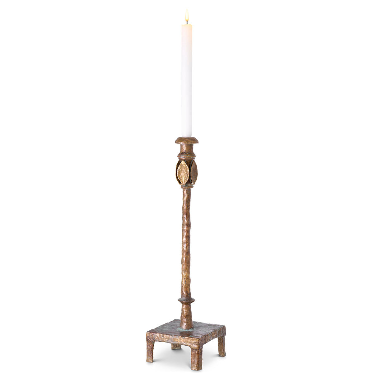 Antique Brass Candle Holder Santoro