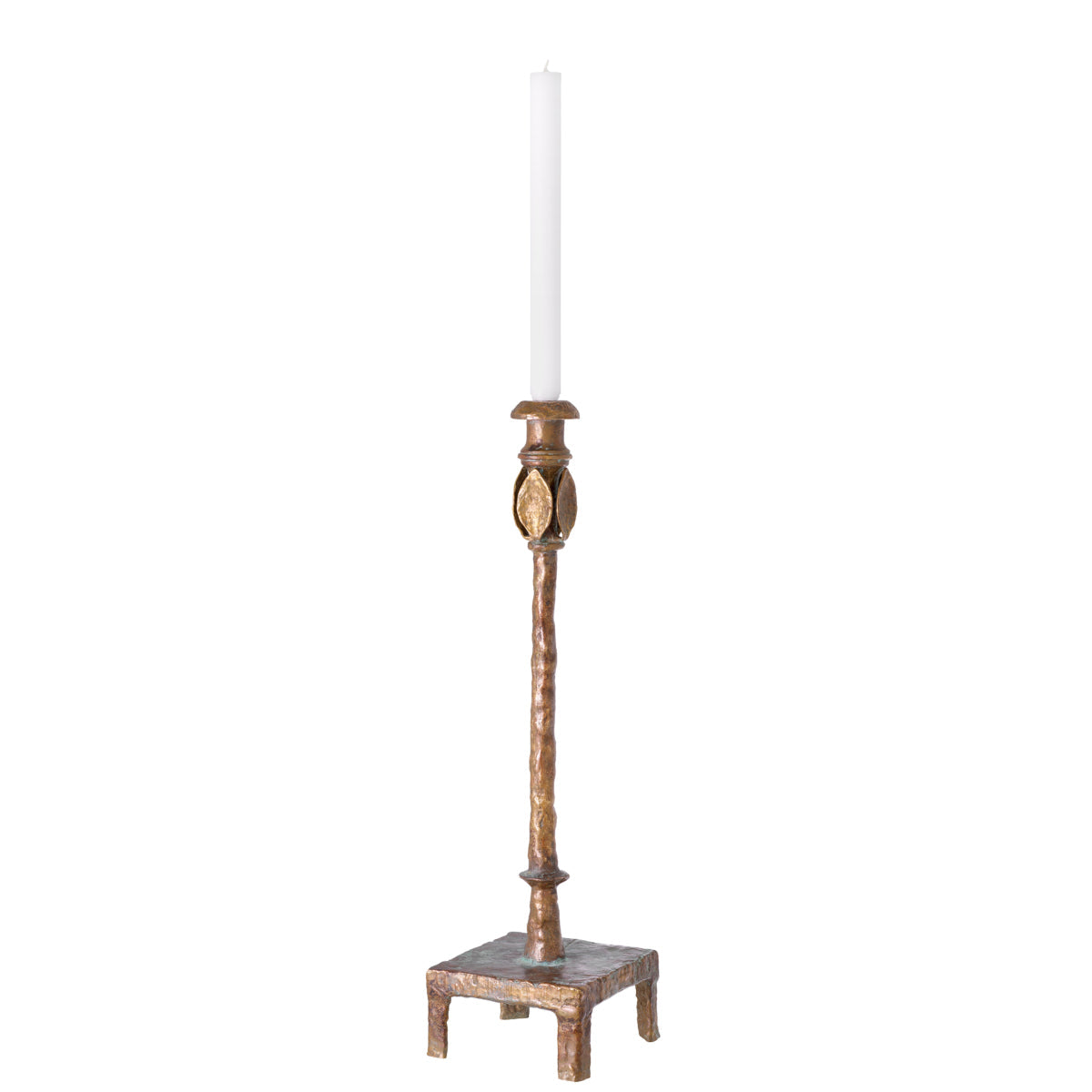 Antique Brass Candle Holder Santoro