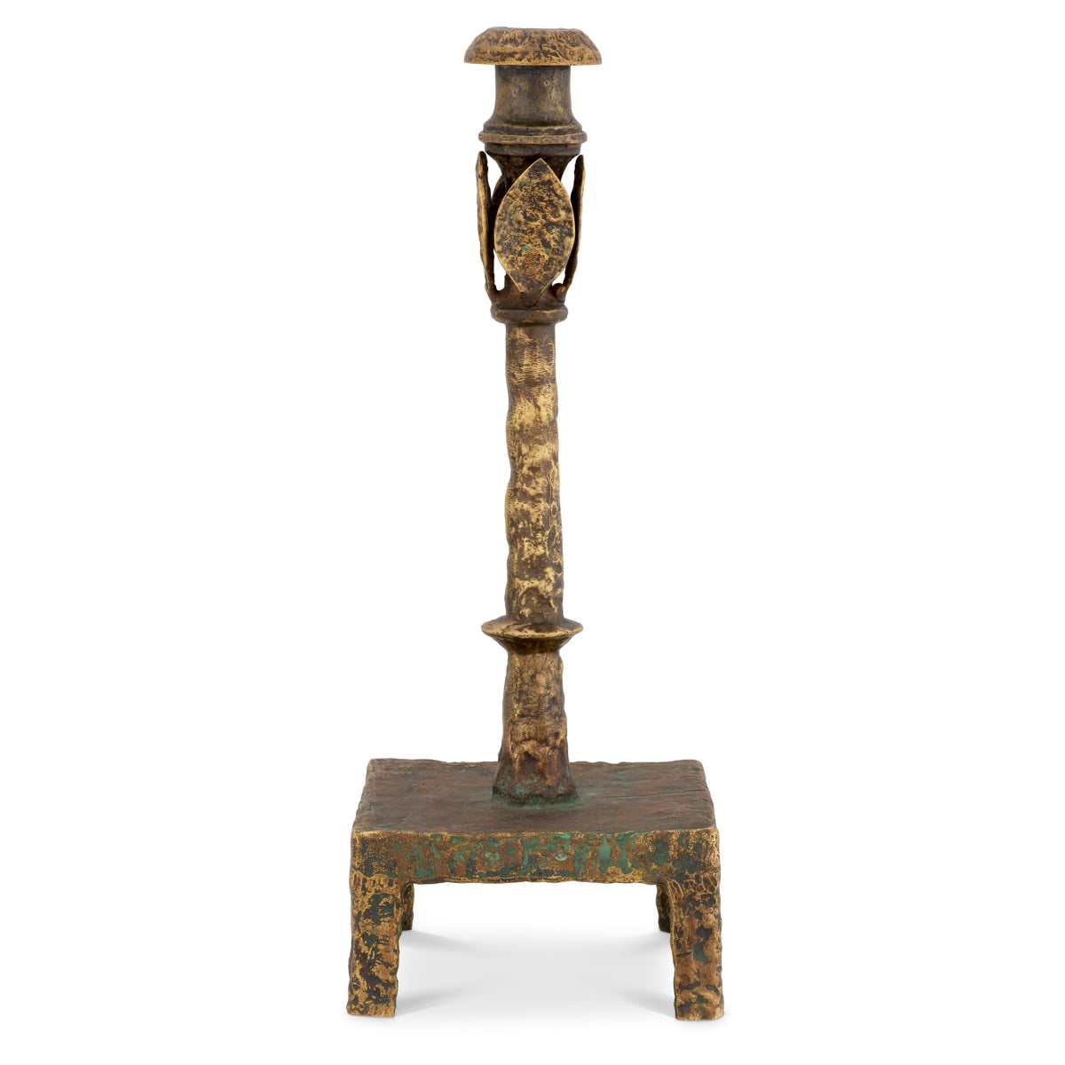 Antique Brass Candle Holder Santoro