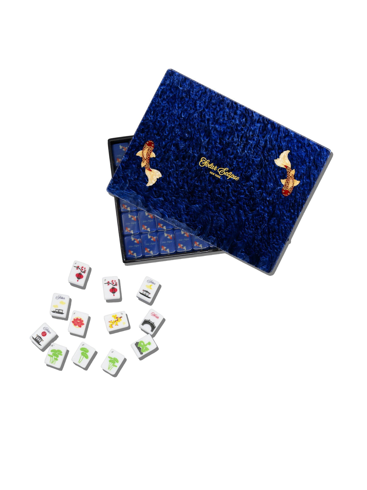 Koi Pond Collector's Edition Mahjong Box Set - full tile layout