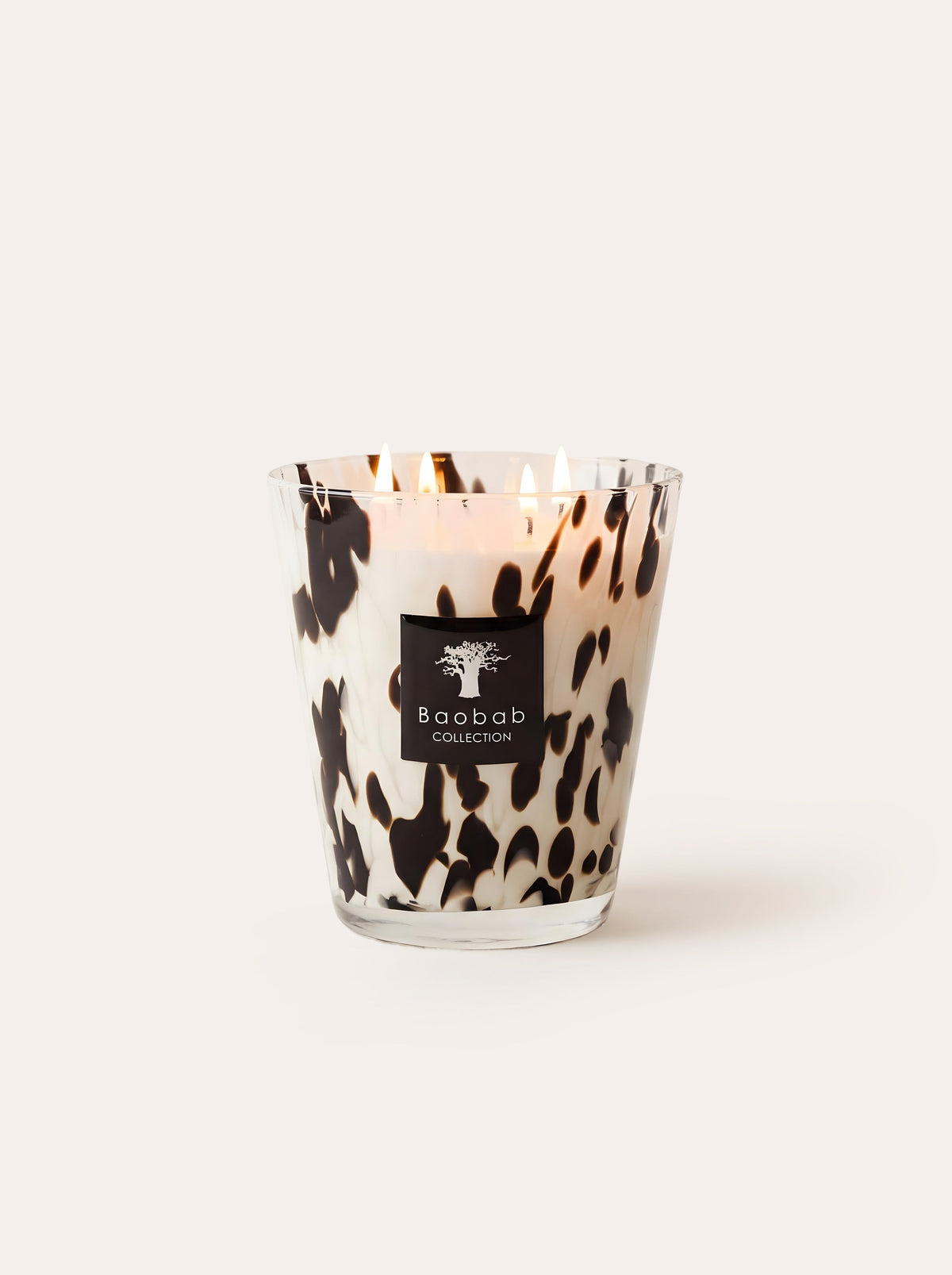Scented Candle Pearls Black