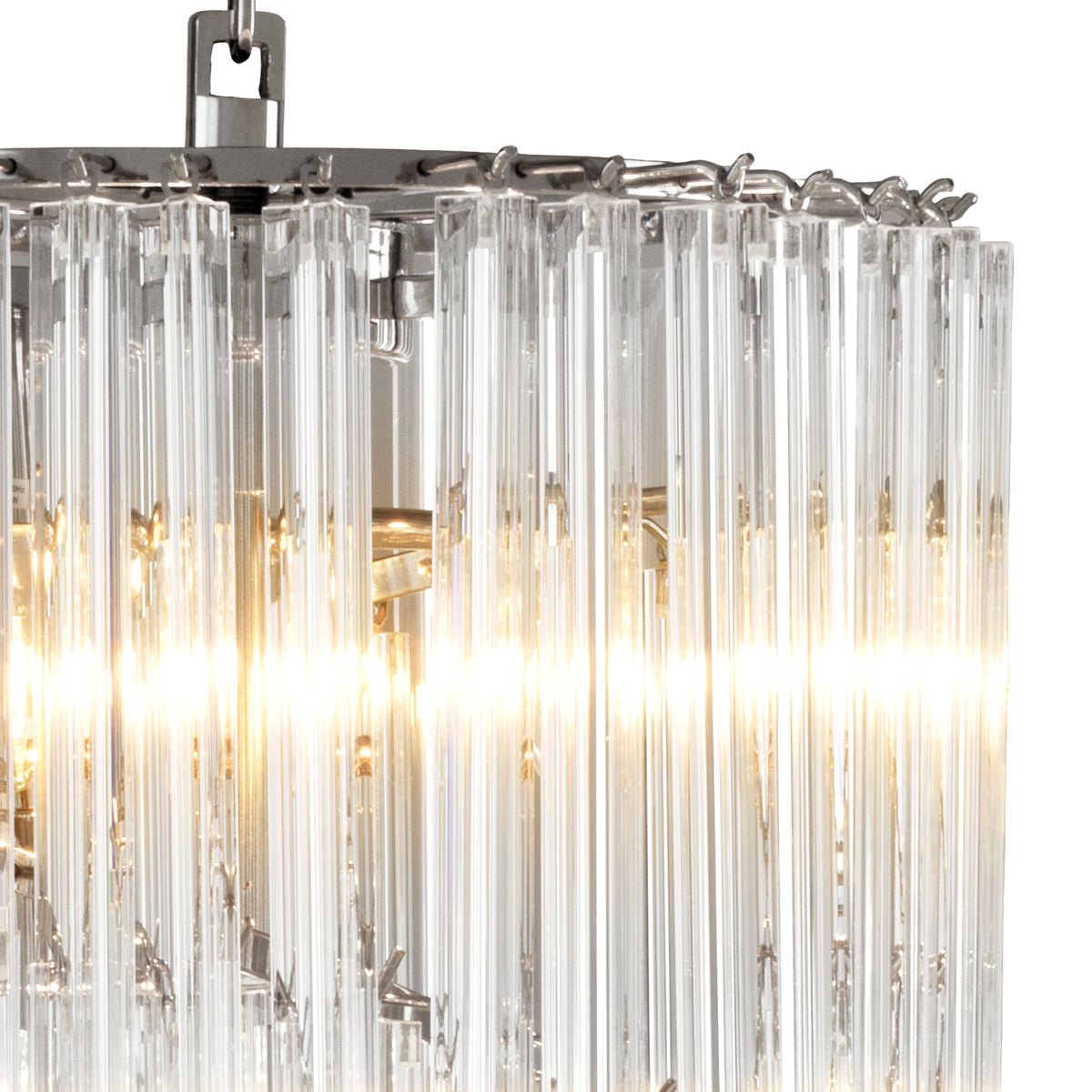 Eichholtz Chandelier Trapani Inspired by the luxury backdrops of glamorous film noir sets and Hollywood movies of the early 1940s