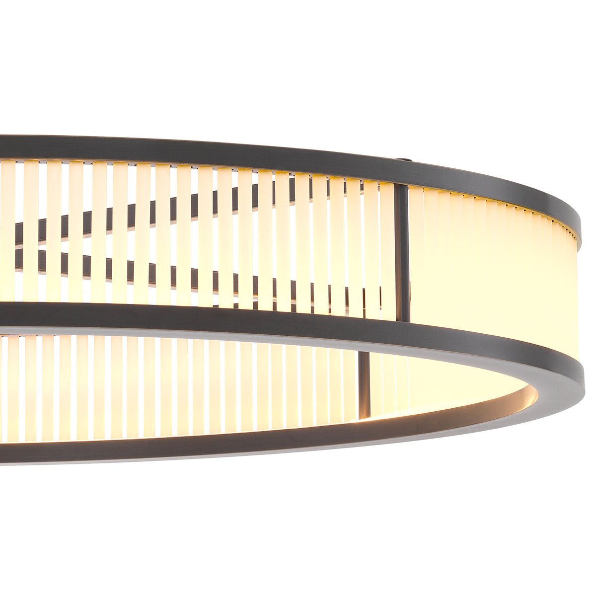 Eichholtz Chandelier Thibaud 90 cm bronze highlight finish Chandelier Thibaud is a marvelous minimalist ceiling lamp that works really well as a central li