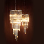 Eichholtz Chandelier Trapani Inspired by the luxury backdrops of glamorous film noir sets and Hollywood movies of the early 1940s