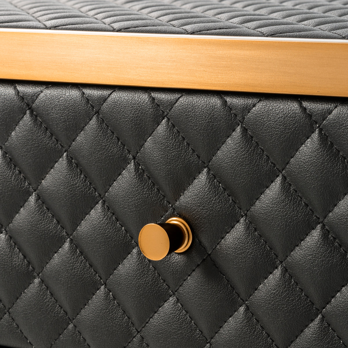 Eichholtz Nightstand Monfort brushed brass finish With its seductive curves and vintage look, the 2-drawer Monfort Nightstand is a must-have in your b