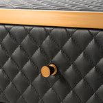 Eichholtz Nightstand Monfort brushed brass finish With its seductive curves and vintage look, the 2-drawer Monfort Nightstand is a must-have in your b