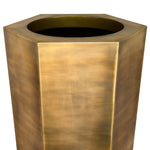 Eichholtz Planter Montura high vintage brass finish Elevate your indoor greenery with the Planter Montura, handmade in stainless steel and finished in v - 4