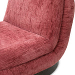 Eichholtz Swivel Chair Galiano terren bordeaux ebony oak veneer Transform a quiet corner with the Swivel Chair Galiano, now presented in rich Terren Bordeaux uphols - 7