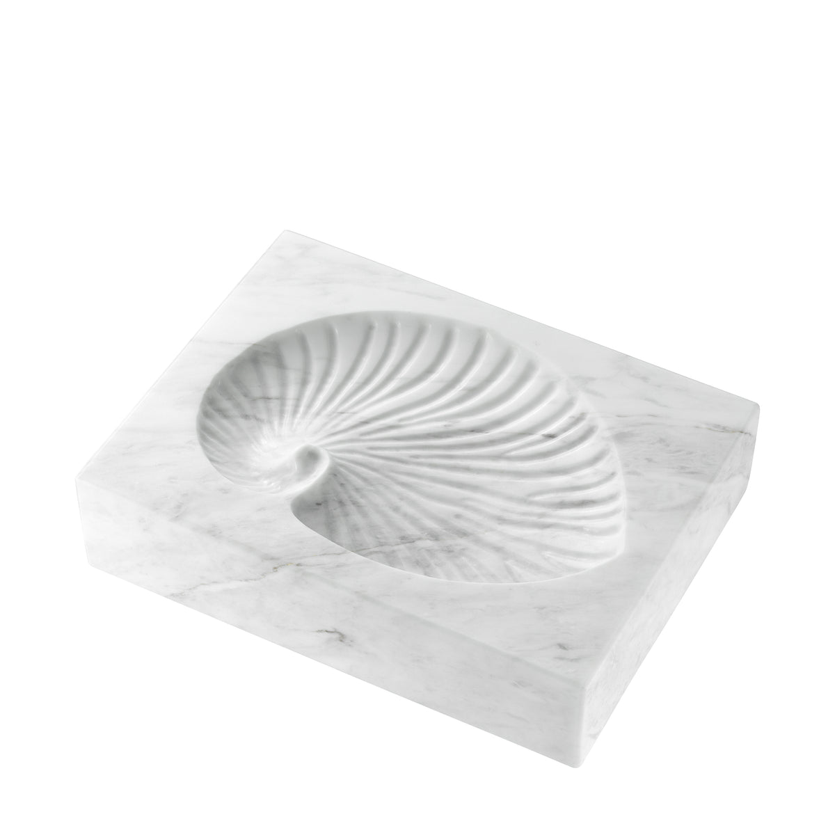 Eichholtz Object Conchiglia white marble Bring organic style into your home with the intricate Conchiglia object. This artsy object is crafte
