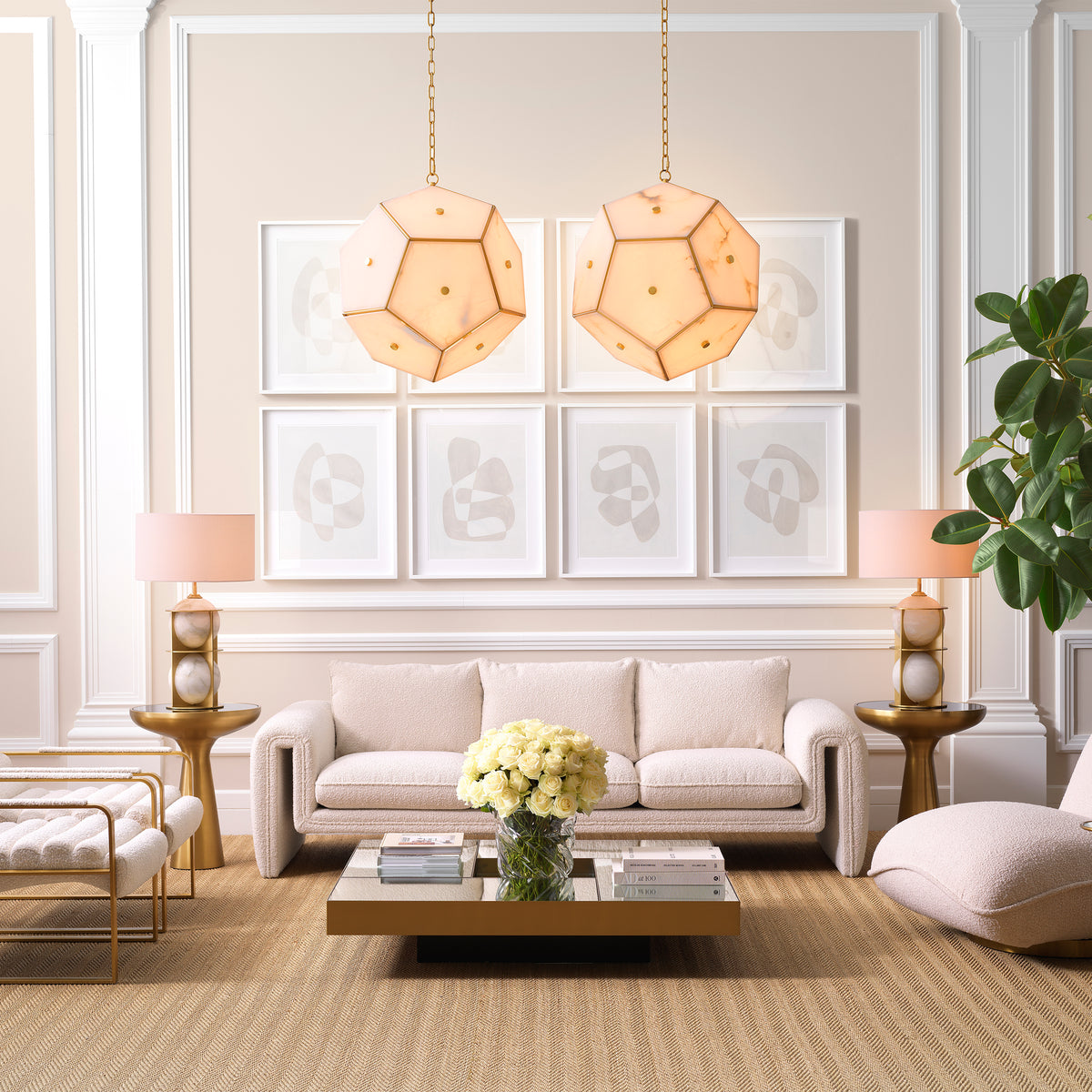 Eichholtz Coffee Table Allure brushed brass finish Coffee Table Allure is a fantastic choice for optically enlarging your space while adding to the gla