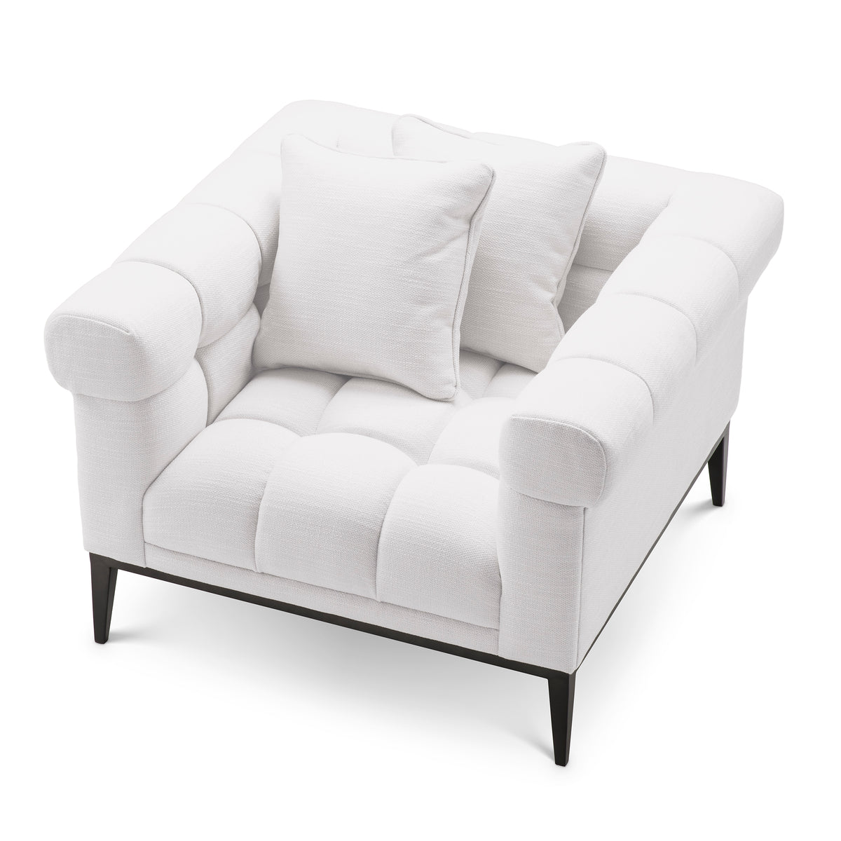 Eichholtz Chair Aurelio avalon white Invite the glamour and luxury of boutique hotels into your home with the Aurelio Chair. A contempora