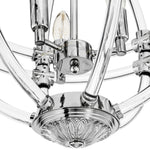 Eichholtz Chandelier Impero nickel finish Add a touch of classical grandeur to your interior with the charming Impero Chandelier. This utterly