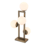 Eichholtz Table Lamp Pascal light brushed brass finish The distinguished Pascal Table Lamp is characterised by a sleek rectangular frame with a light brush