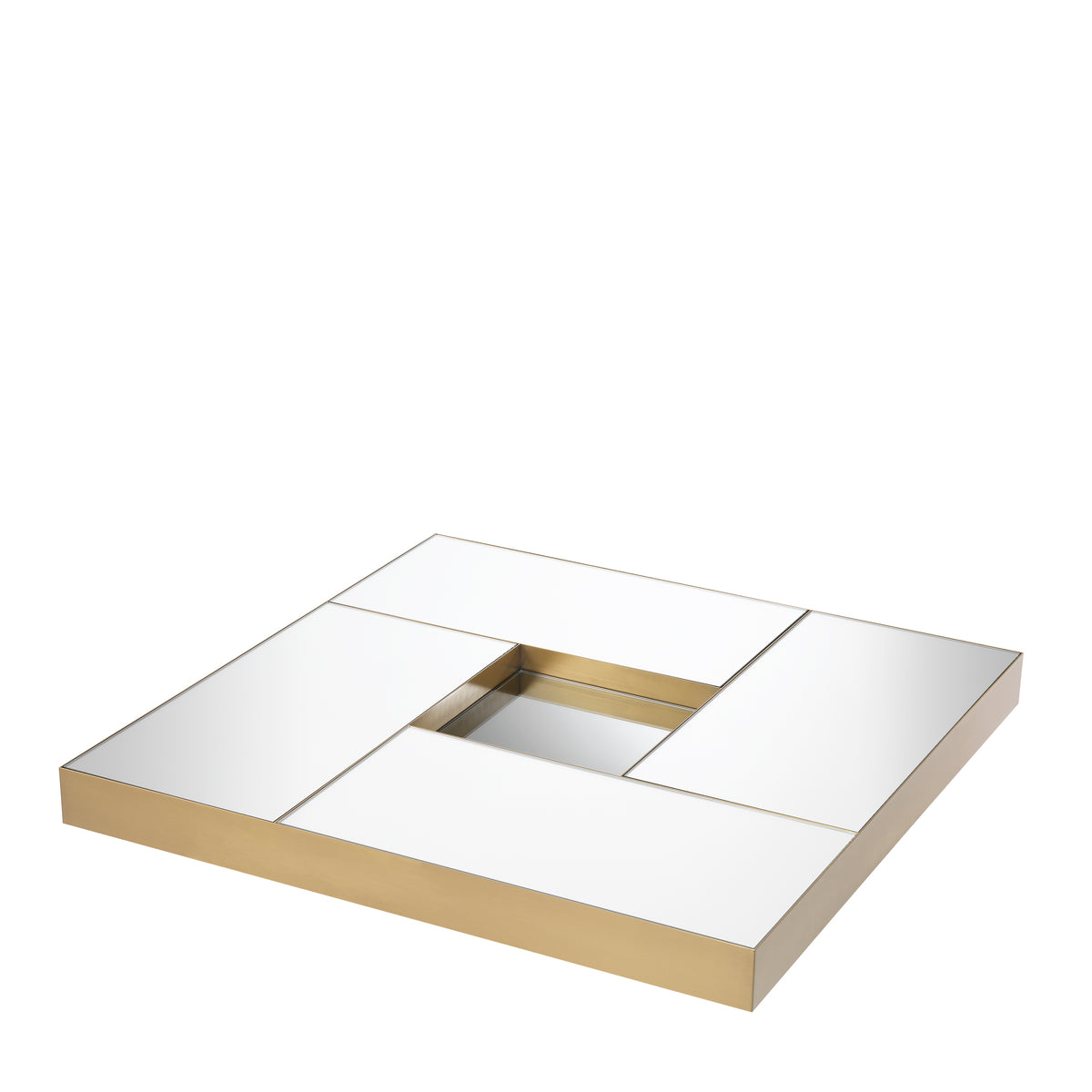 Eichholtz Coffee Table Allure brushed brass finish Coffee Table Allure is a fantastic choice for optically enlarging your space while adding to the gla