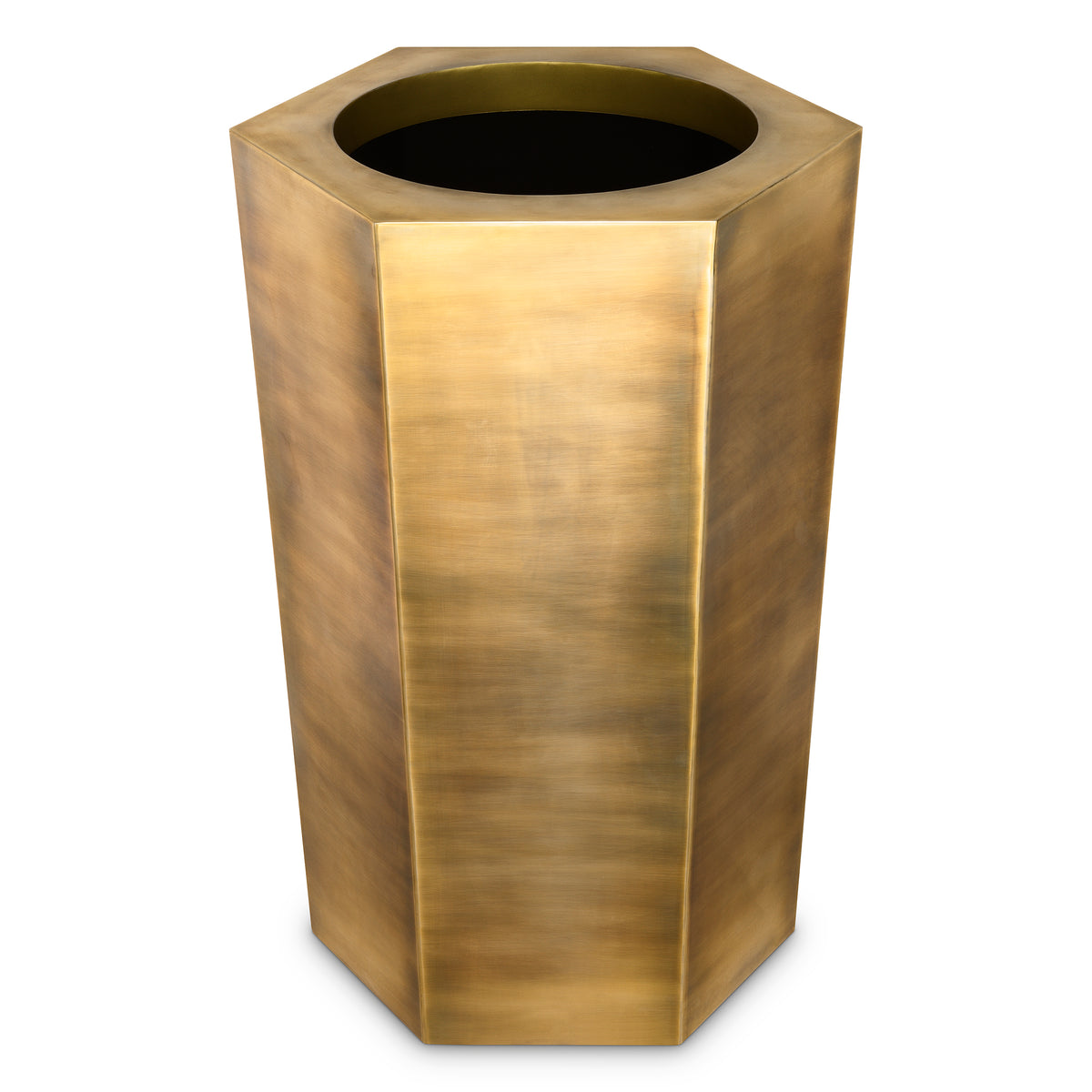 Eichholtz Planter Montura high vintage brass finish Elevate your indoor greenery with the Planter Montura, handmade in stainless steel and finished in v - 2