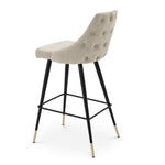 Eichholtz Bar Stool Cedro clarck sand Bring Mid-Century Modern charm into your home with the Cedro Bar Stool. Featuring a clarck sand upho