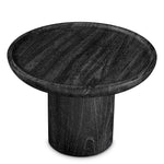 Eichholtz Side Table Rouault charcoal grey veneer The Rouault Side Table transcends conventional design with its captivating presence. Cloaked in a me