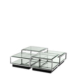 Eichholtz Coffee Table Tortona polished stainless steel S/4 Create a fantastic focal point in your lounge with the alluring set of 4 Tortona Coffee Tables.