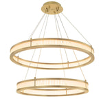Eichholtz Chandelier Damien Double antique brass finish If you are looking for a Deco influenced chandelier then look no further. Chandelier Damien Double 