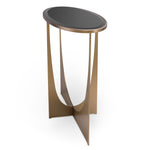 Eichholtz Console Table Elegance brushed brass finish The Elegance Console Table boasts an impressive fusion of curved and geometric shapes to create a st