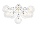 Eichholtz Ceiling Lamp Soleil nickel finish The gorgeous Soleil Ceiling Lamp features a playful design. Beautiful hand blown clear glass globes