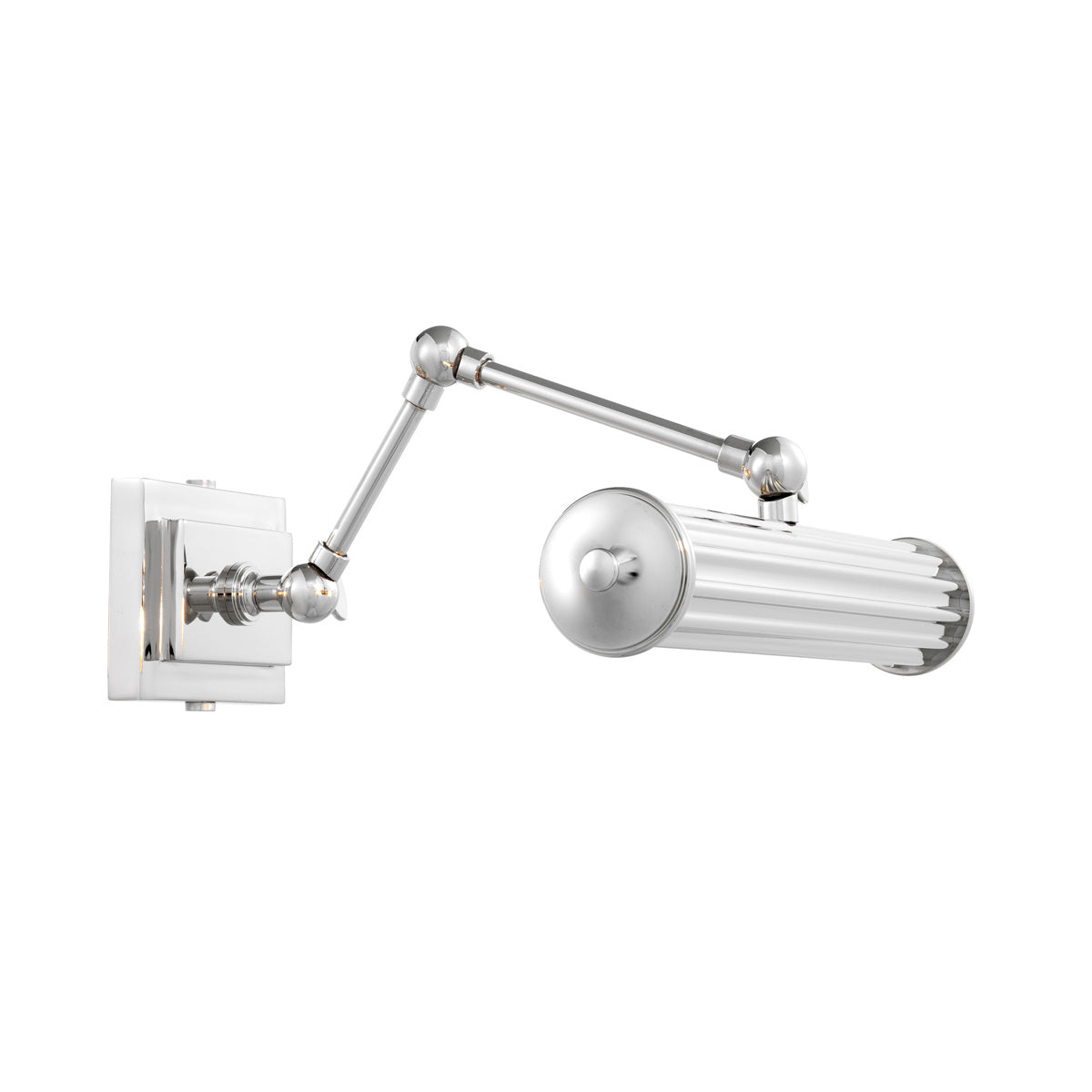 Eichholtz Wall Lamp Luca nickel finish S The lovely Luca S Wall Lamp is great for using as a poster or picture light. It features a nickel fi