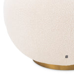 Eichholtz Swivel Chair Bollinger bouclé cream Bring a unique flair to any room with the charming Bollinger Swivel Chair. Whether you are looking f