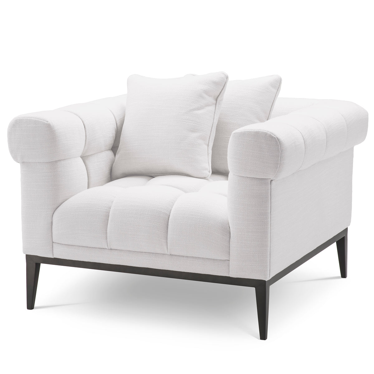Eichholtz Chair Aurelio avalon white Invite the glamour and luxury of boutique hotels into your home with the Aurelio Chair. A contempora