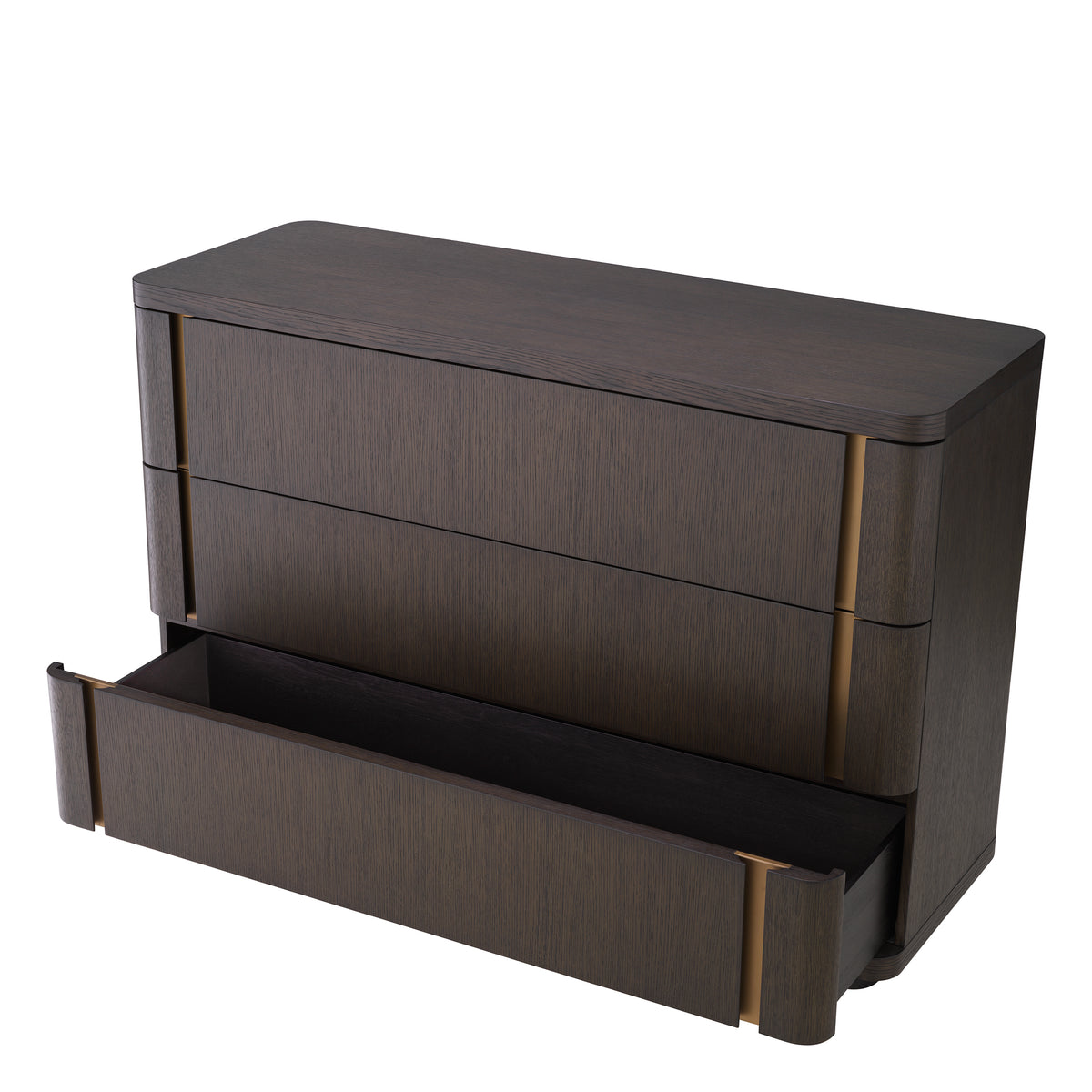 Eichholtz Drawer Dresser Modesto S mocha oak veneer The Modesto Dresser is a harmonious symphony of elegance and functionality. Crafted with utmost prec