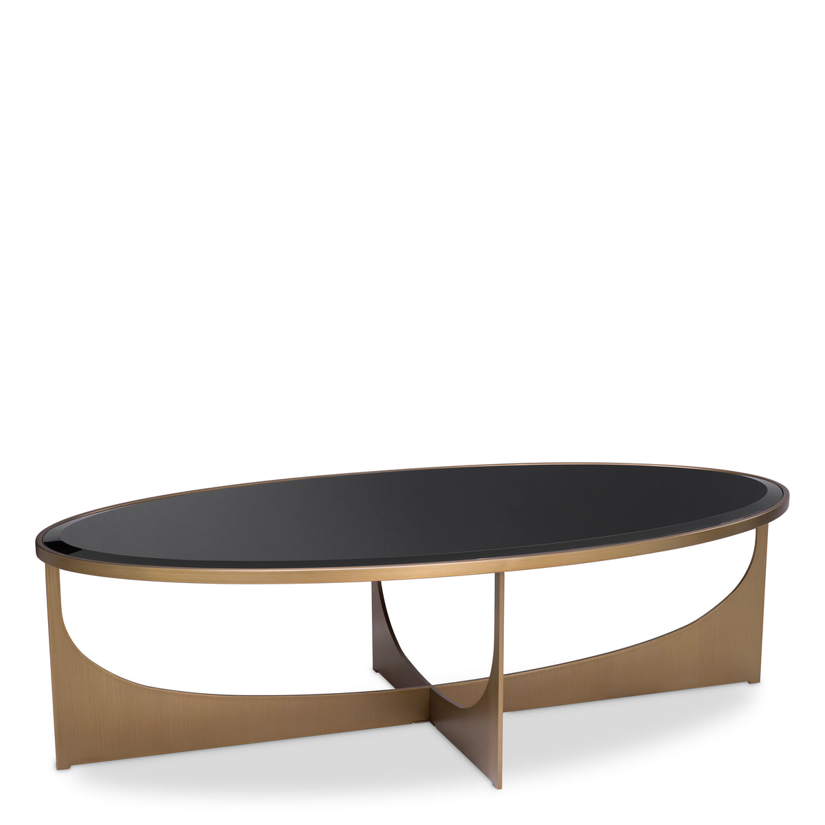 Eichholtz Coffee Table Elegance brushed brass finish Elevate your living space to new heights with the Elegance Coffee Table. Boasting a brushed brass fi