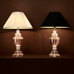 Eichholtz Table Lamp Noble Crystal incl white shade Channel timeless style into your interior space with the Noble Table Lamp. Perfect for both classic