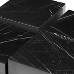 Eichholtz Coffee Table Esposito bronze finish black marble set of 4 Coffee Table Esposito gives any living area a fashionable feel thanks to its modern design. Differen - 4