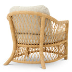 Eichholtz Outdoor Chair Riverton faux rattan arden natural Elevate alfresco lounging with the Outdoor Chair Riverton, woven in natural faux rattan and dressed- 5