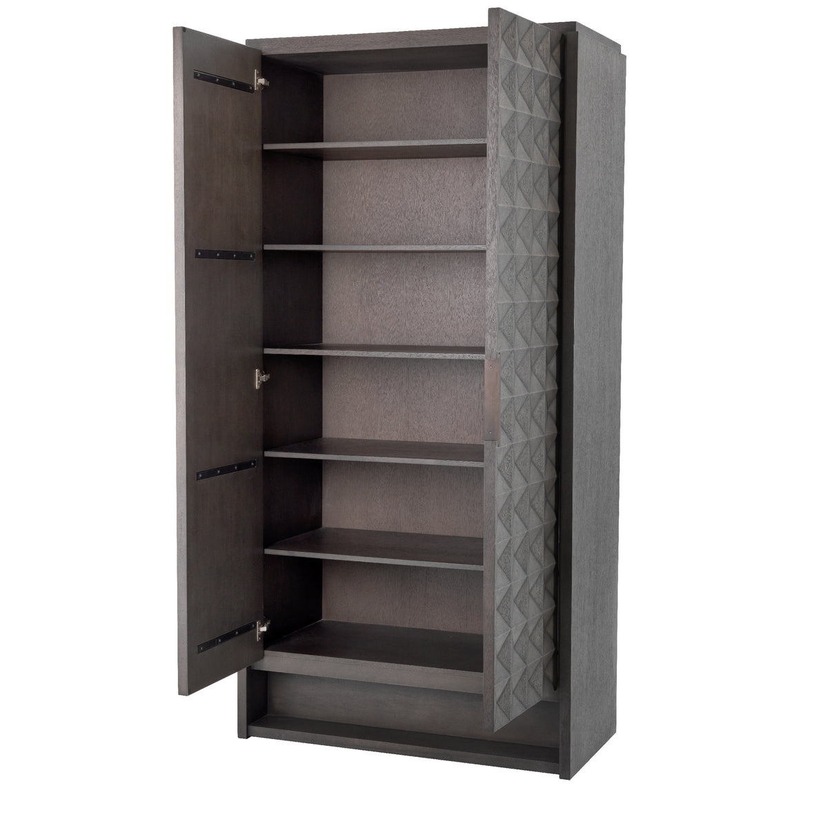 Eichholtz Cabinet Jane mocha meranti With its beautiful marquetry and antique brass finish handles, the Jane Cabinet will give your inter