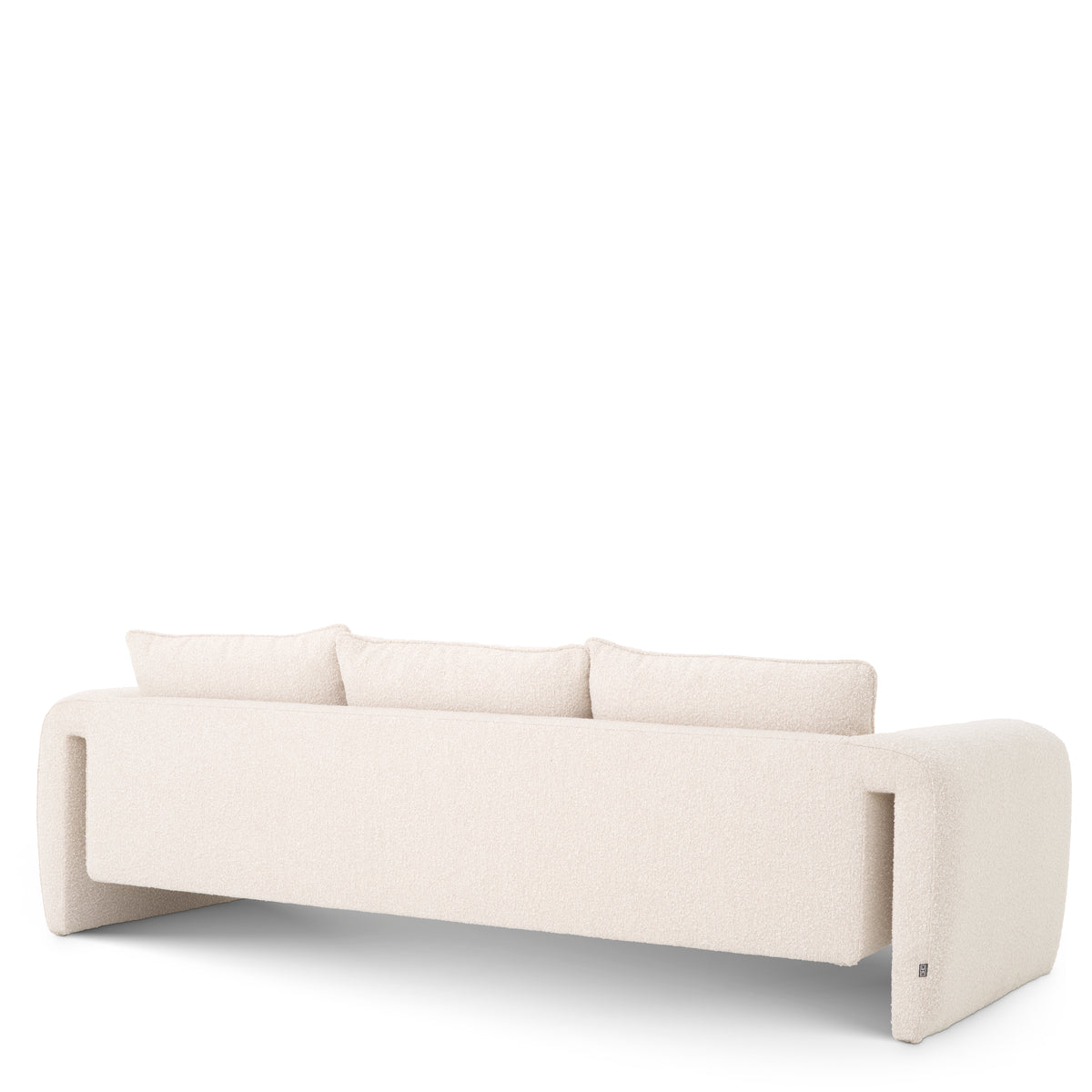 Eichholtz Sofa Tondo bouclé cream Anchor your living room in contemporary style and impeccable comfort with the Tondo Sofa. Consisting